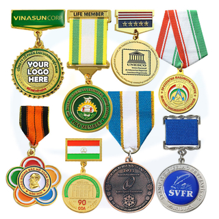 Pengilang Medallion Custom Medalla Die Cast Metal Medal Badges 3D Aktiviti Pingat dan Anugerah Medal of Honor