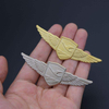Custom Logam Pin 3D Custom Metal Pilot Wings Pin Badge